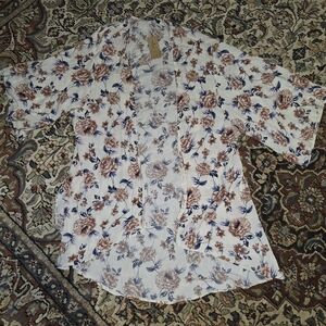 NWT American Eagle Floral Kimono Cardigan